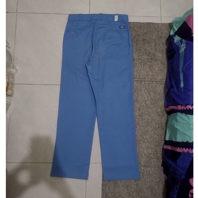 Dickies 874 USA Baby Blue sz 32 Rare item biru sma smk