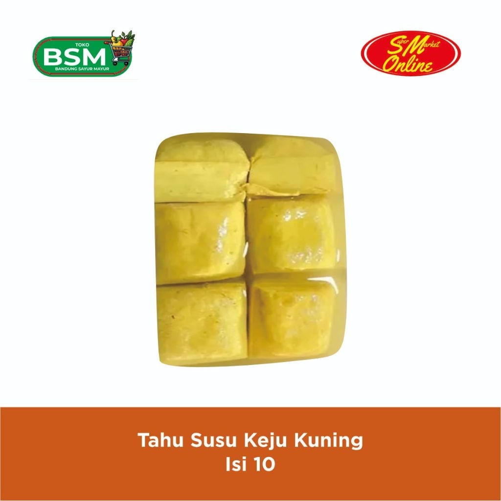 Tahu Susu Keju Kuning Isi 10