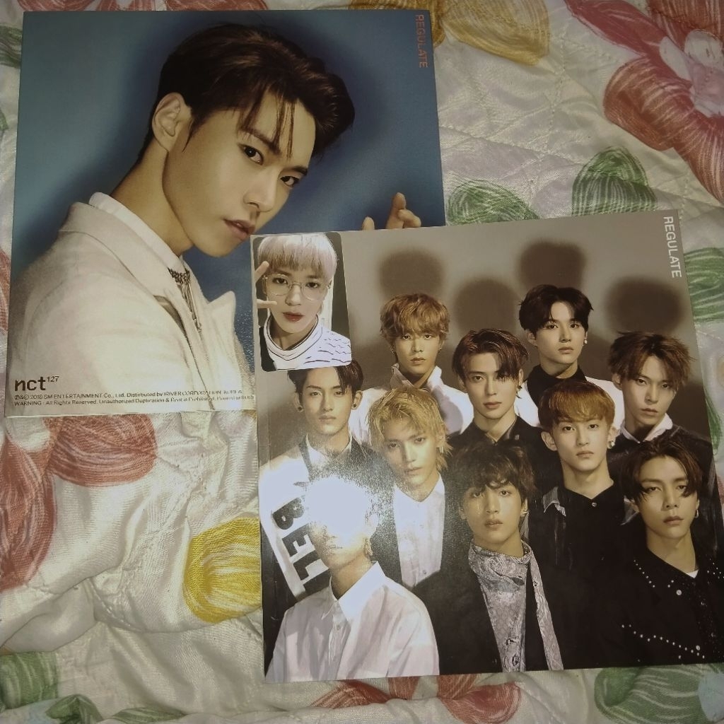 album nct 127 regulate cover doyoung fullset unsealed