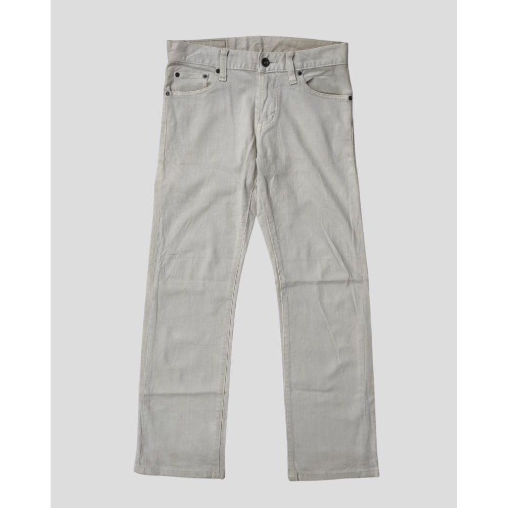 UNIQLO S001 Jeans Off White 30/31 (Celana Second/bekas Brand)