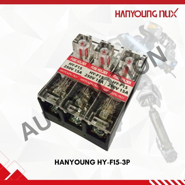 HANYOUNG Fuse Holder 3 Phase HY-F15-3A 250V 15A Rumah FUSE HANYOUNG HY-F15-3P