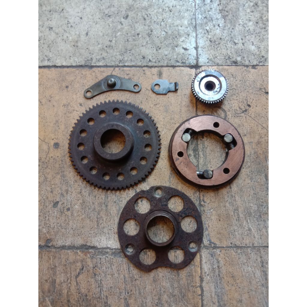 Gigi Penghantar Stater Set One Way Yamaha Alfa Sigma Force 1 F1Z F1ZR Original