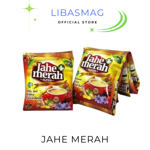 Jahe Merah Super H64 Instant Extra Gula Aren