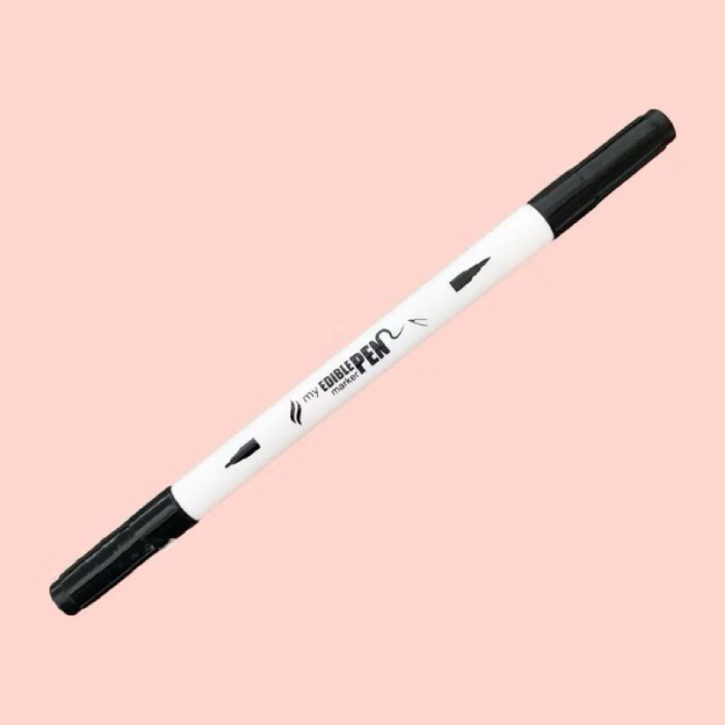 My Flavor My Edible Marker Pen Black Halal - Pen Hitam Myflavor untuk Dekorasi Kue Cake