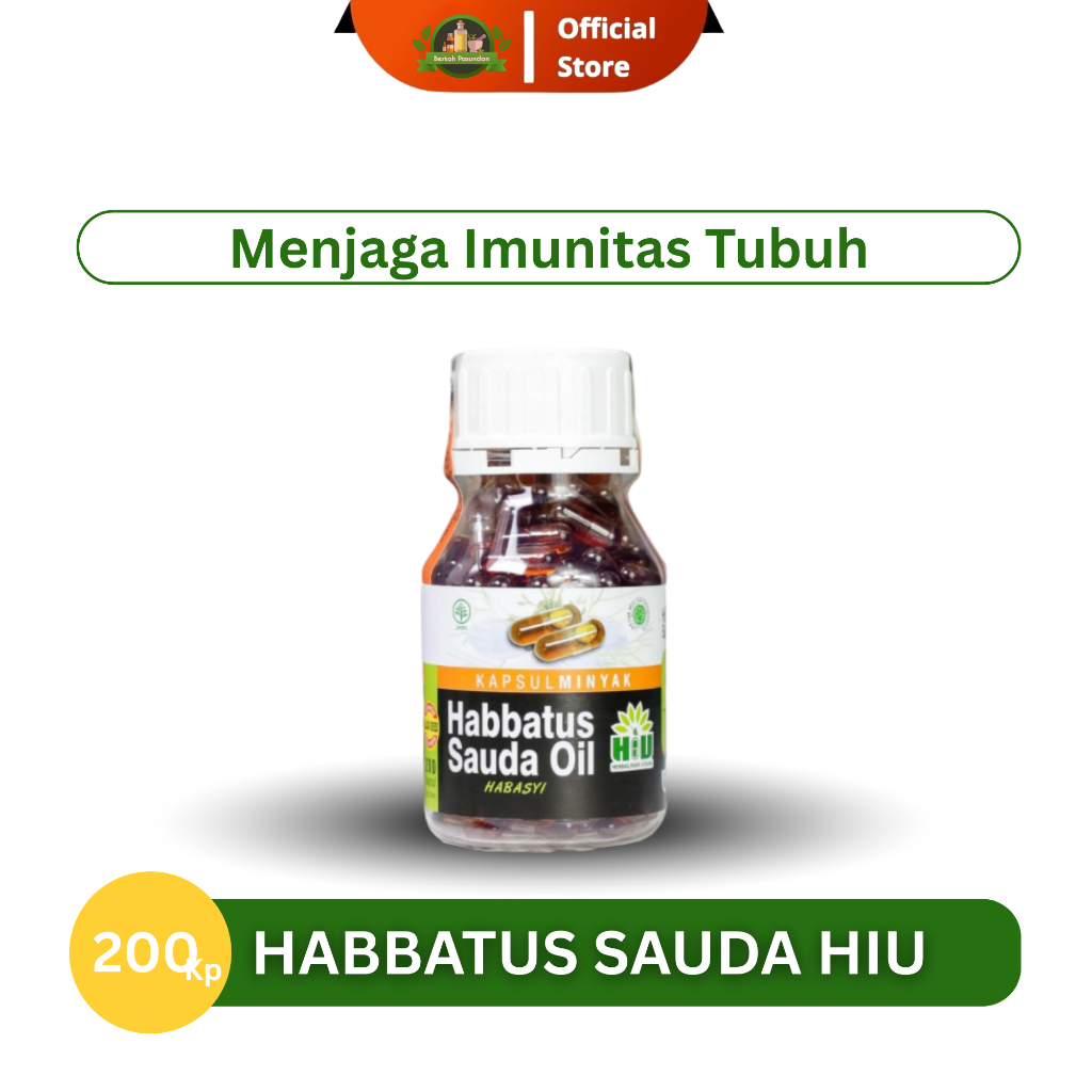 Habbatussauda oil - Habbat Oil 200Kp HIU Habbasy Original