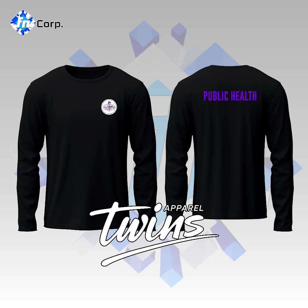 KAOS BAJU T-SHIRT UNISEX LENGAN PANJANG IAKMI PUBLIC HEALTH PROMKES PRIA WANITA ADEM LEMBUT NYAMAN