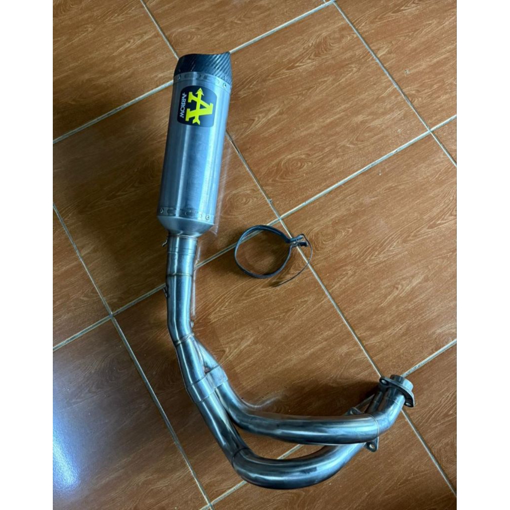 Arrow Thunder titanium Fullsistem ER6 ER6N inlet 54 original Italia