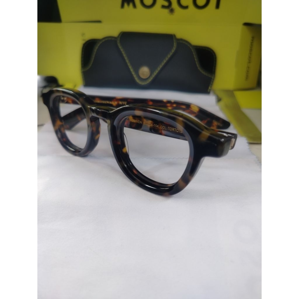 kacamata frem original moscot dahven col.tortoise(size 50-24-154)