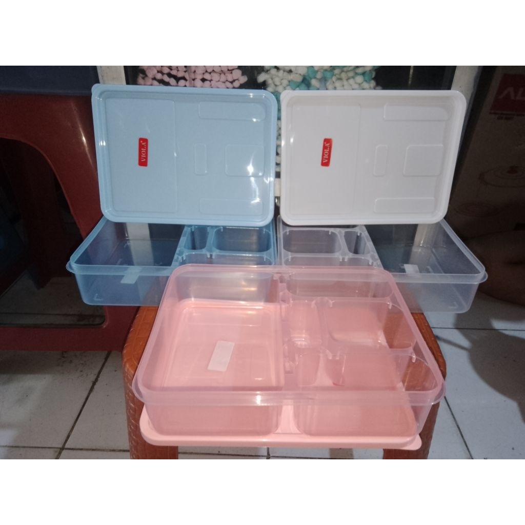 Tepak Makan Sekat 5 (Viola)