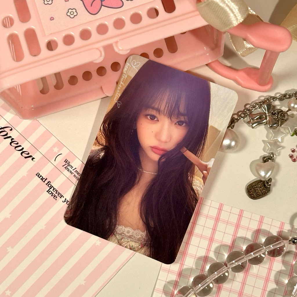 hearteuhearteu — [READY STOCK] IVE Jang Wonyoung Official Photocard from Loved Ive Album era Secret 