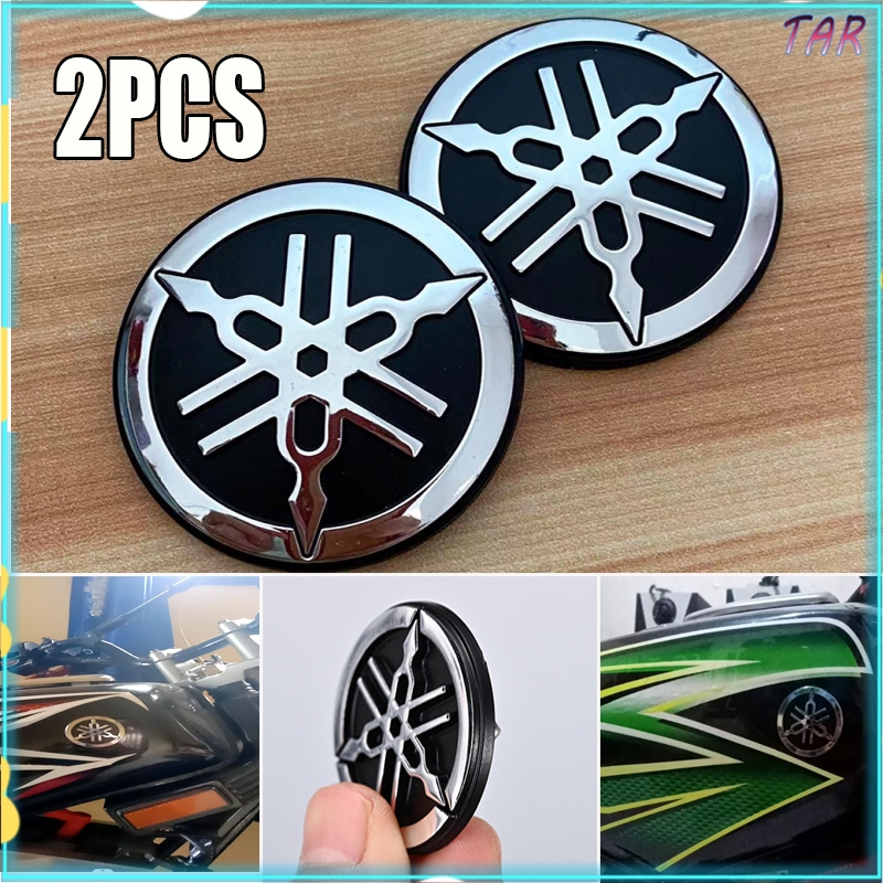 2PCS Emblem logo garputala tangki RX KING Rxking /EMBLEM TANGKI RX KING ORI YAMAHA/ Emblem Tangki RX