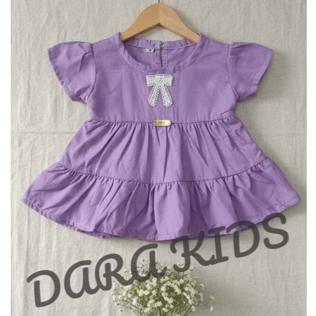 DARA KIDS / DRESS ANAK PEREMPUAN 0-3 TAHUN BAHAN RAYON VISCOSE