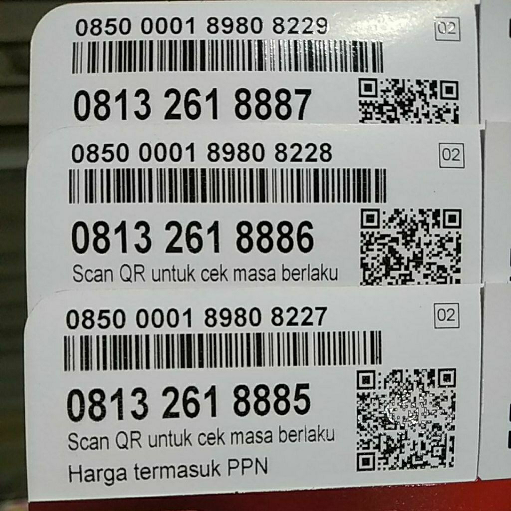 nomor cantik simpati 11 digit triple 8885 / 8886 / 8887