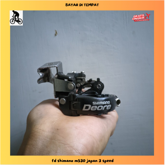 fd shimano m530 japan 3 speed