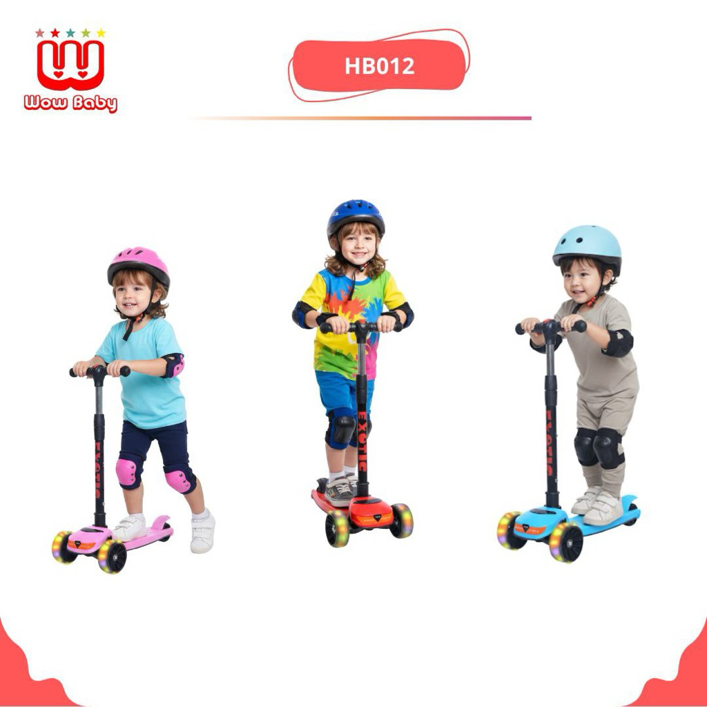 SCOOTER EXOTIC ET-HB012 sekuter mainan anak otoped anak