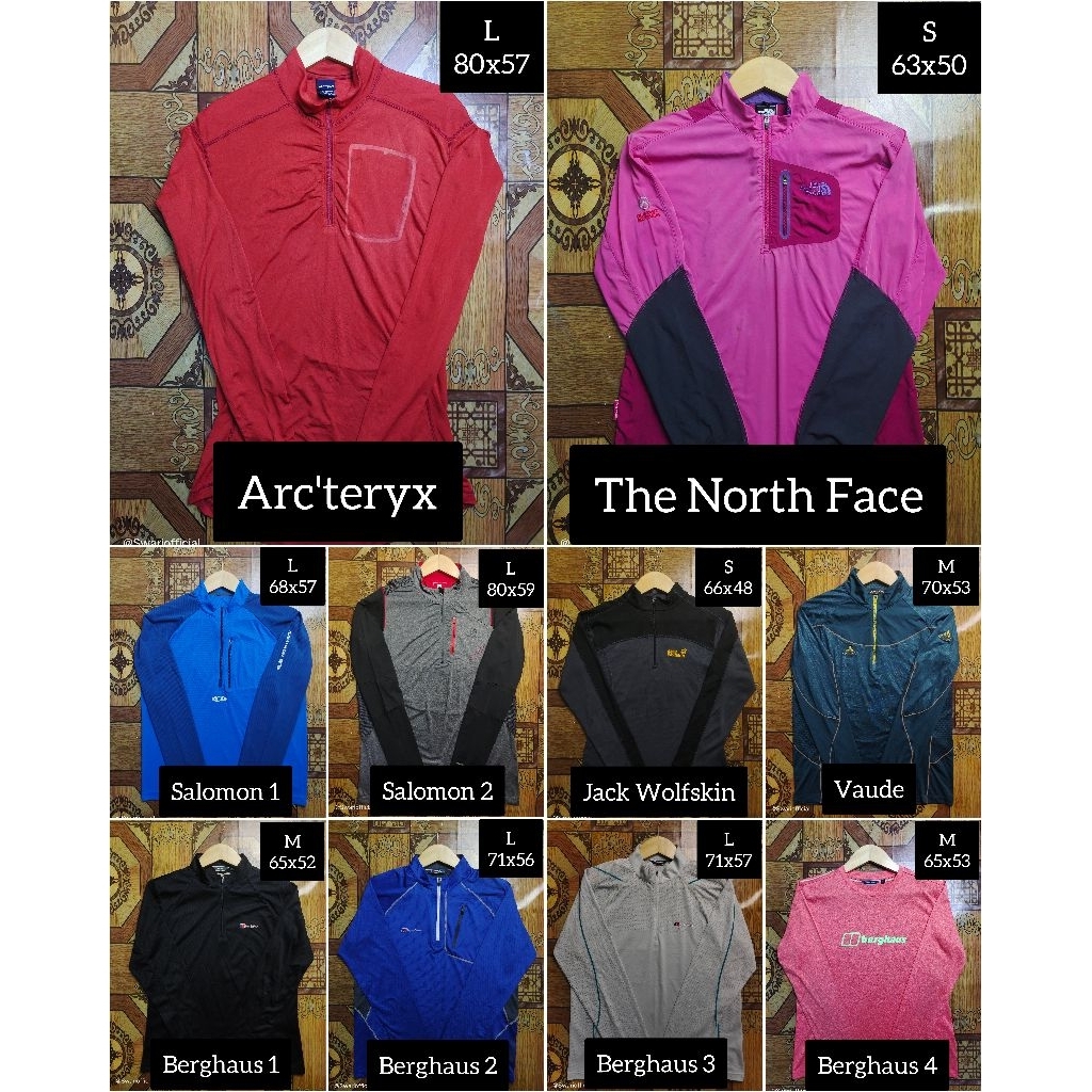 Baselayer Panjang Arc'teryx  - Salomon - Berghaus