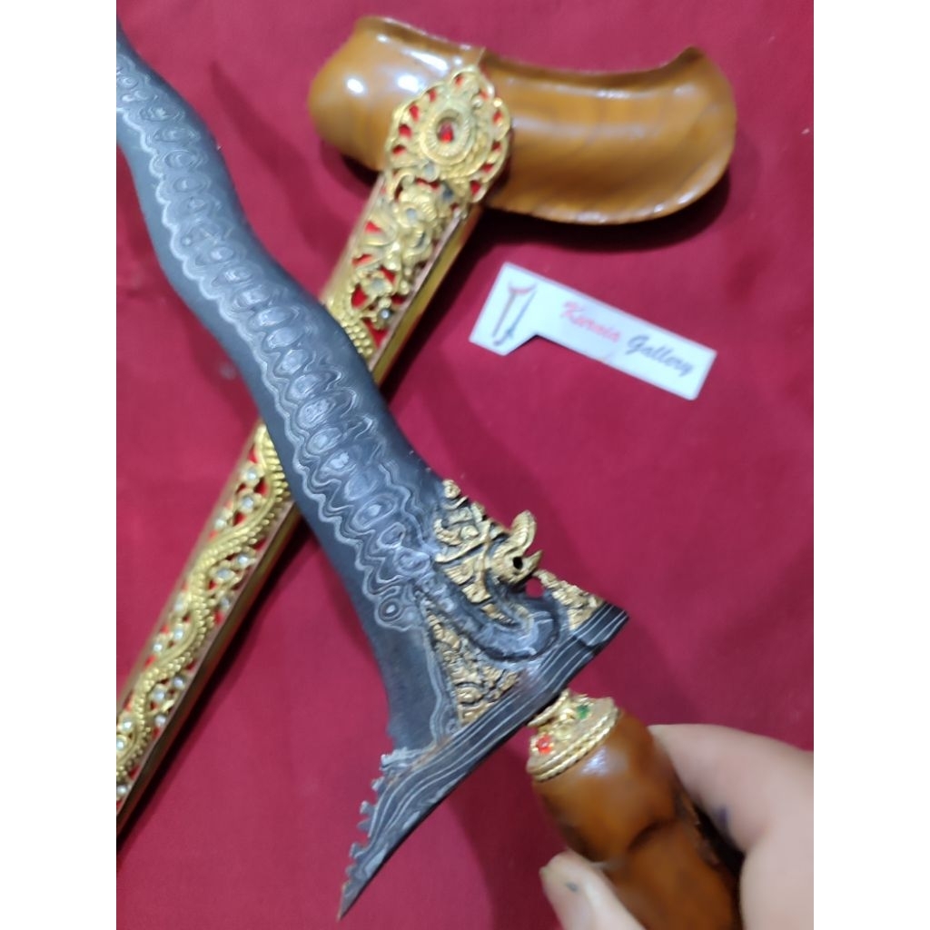 Keris Naga Kinatah Alusan