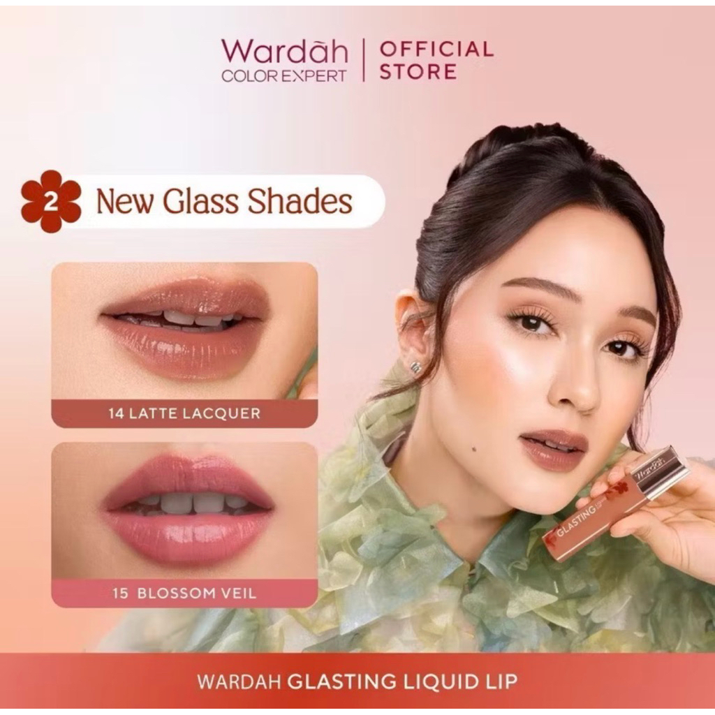 WARDAH GLASTING - LIP GLASTING OMBRE // LIP GLASTING // LIQUID //