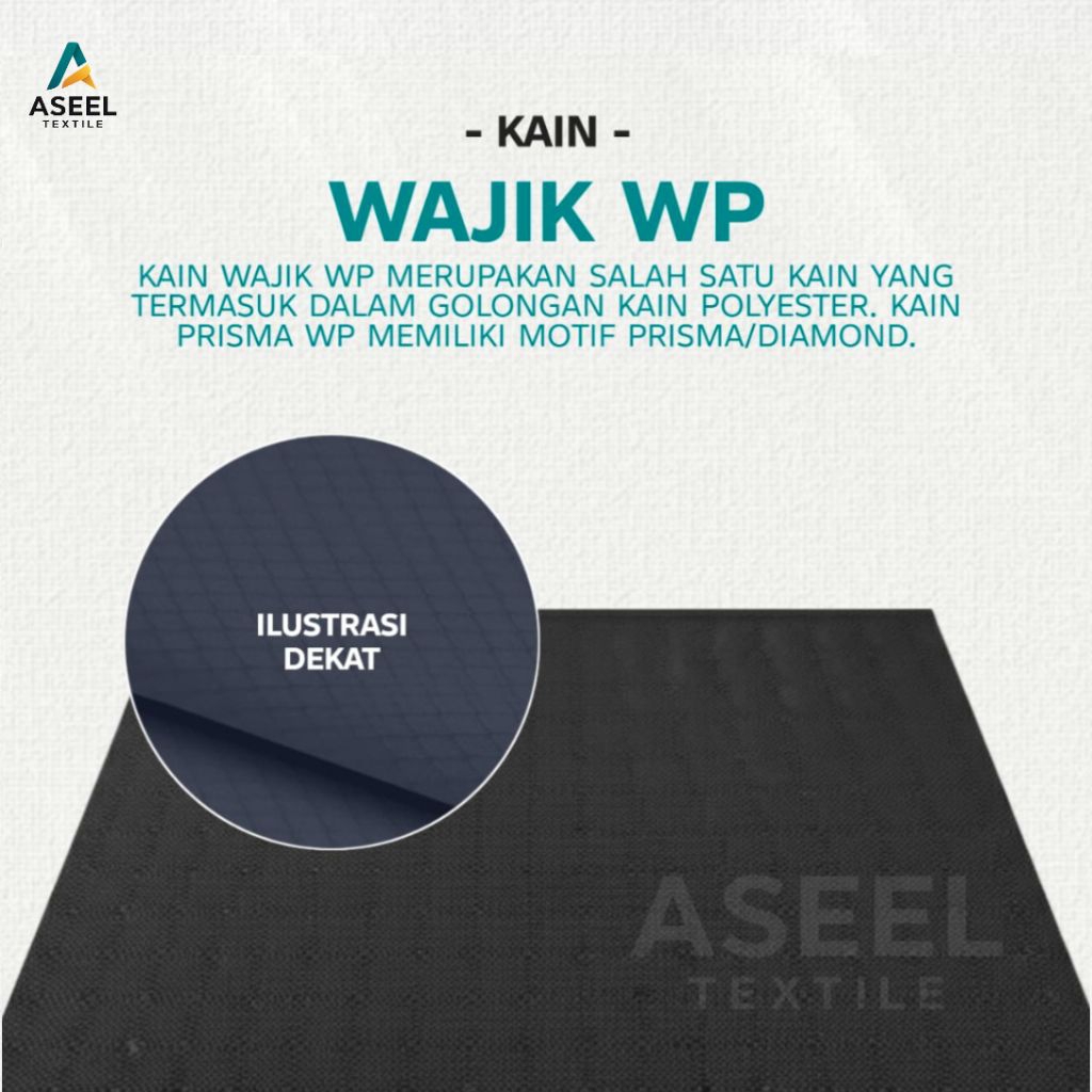 Kain Wajik WP Waterproof || Kain Prisma WP Motif Prisma Diamond Polyester (Waterproof)