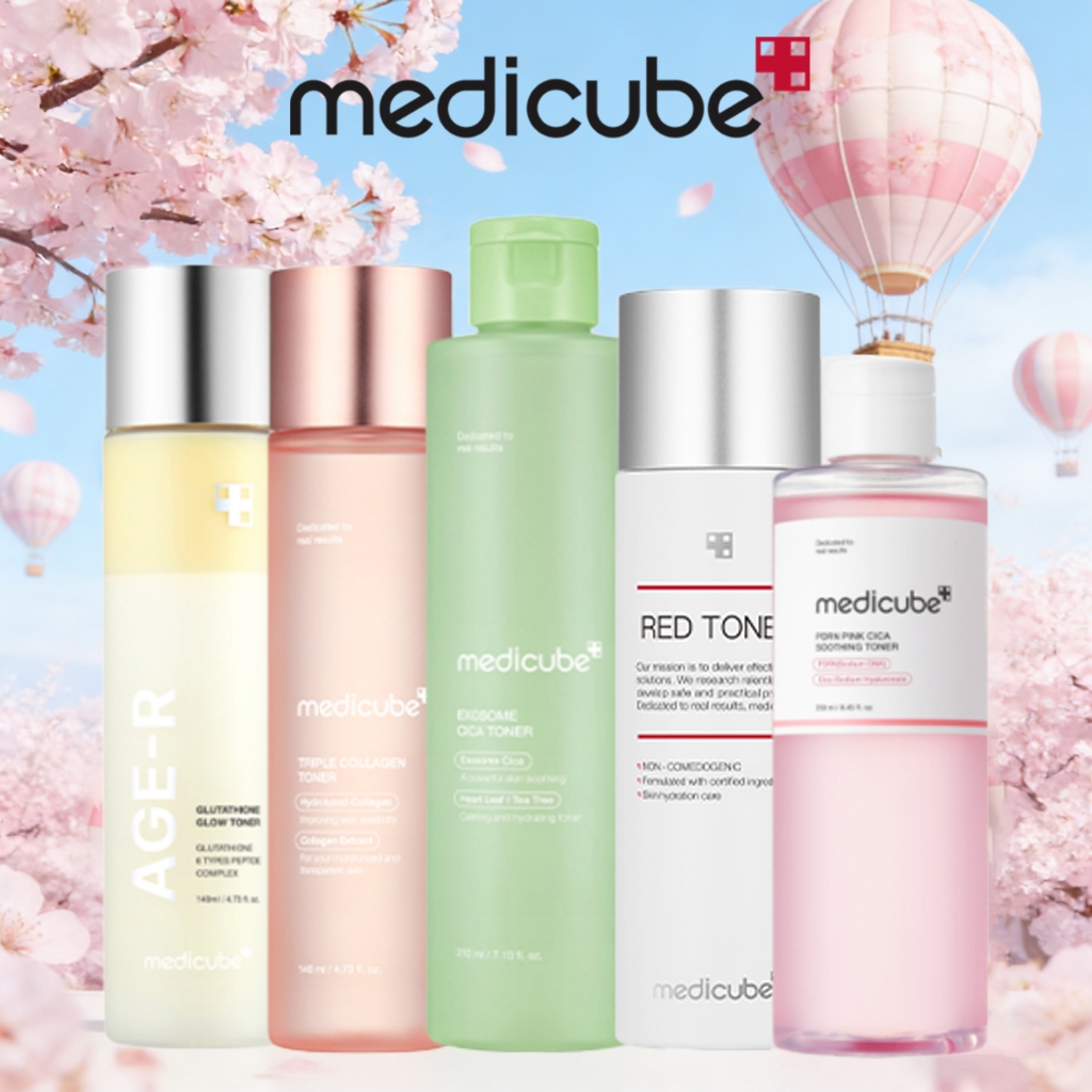 Medicube Toner/Medicube PDRN Pink CIca Soothing Toner250ml/Medicube Zero Pore Cooling Toner/Medicube