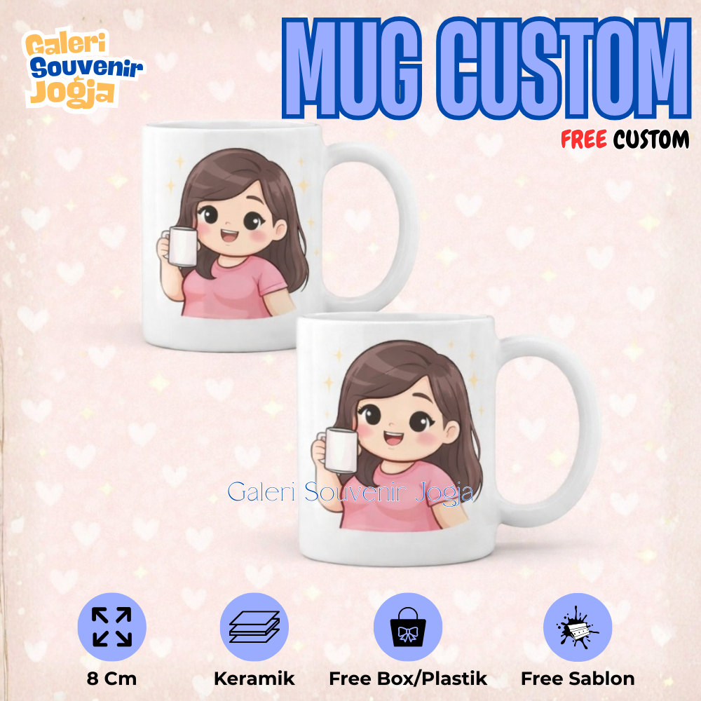 Mug Custom Jogja | Mug Keramik Custom | Gelas Custom | Mug Unik Lucu