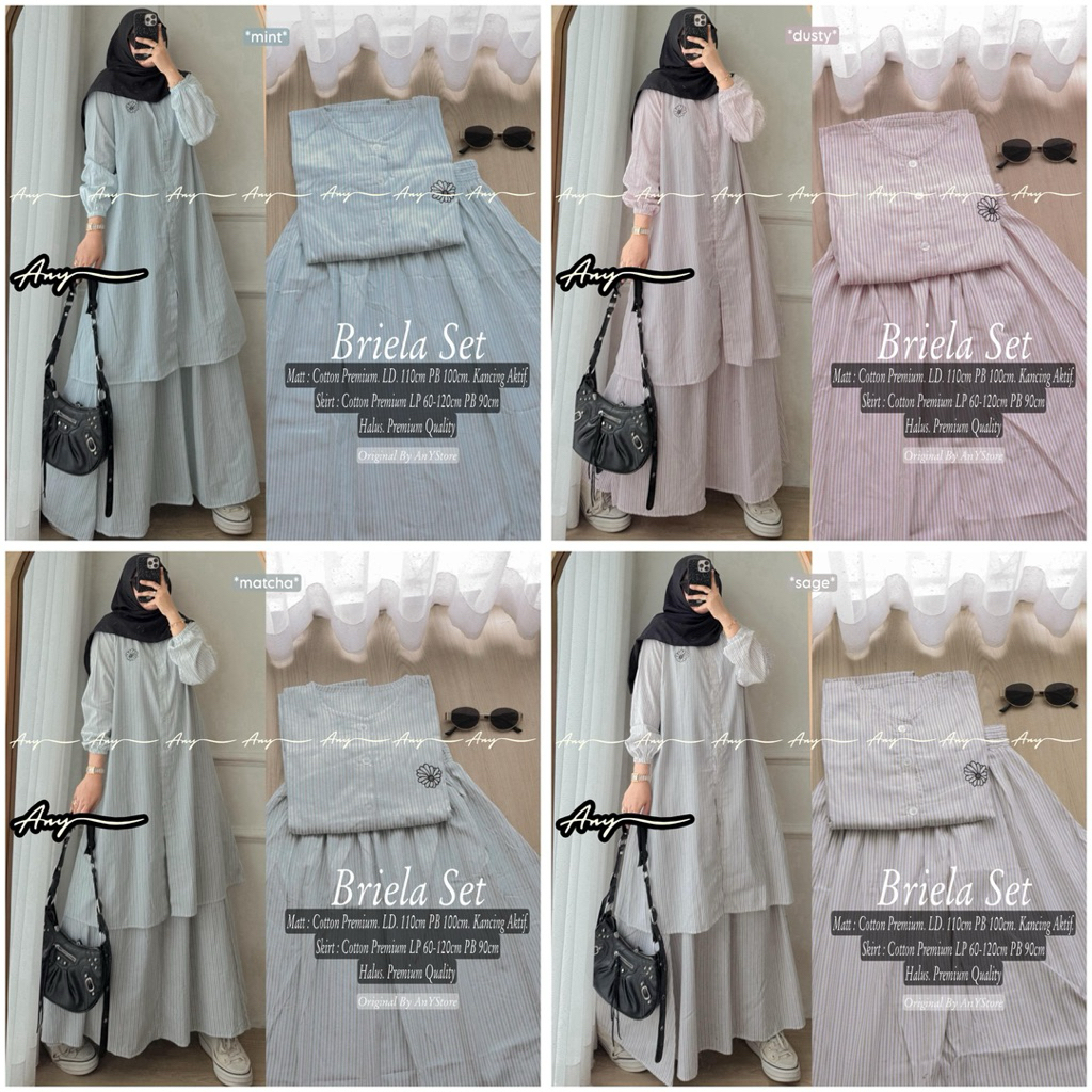 ZS ONESET WANITA / SETELAN ROK DAN ATASAN BLOUSE WANITA