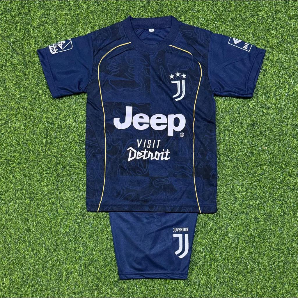 NEW Jersey Bola Anak JUVENTUS Setelan Bola Anak Unisex Usia 1-15 Tahun
