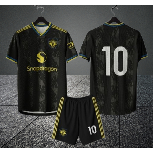 JERSEY MANCHESTER UNITED BLACK THIRD 25 26_UNISEX_FULL PRINTING PREMIUM FREE NICKNAME_NUMBER