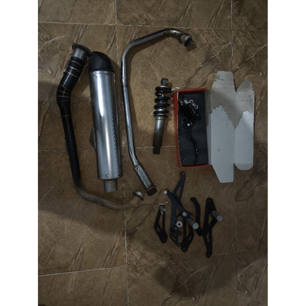 Leheran knalpot Satria FU Injeksi