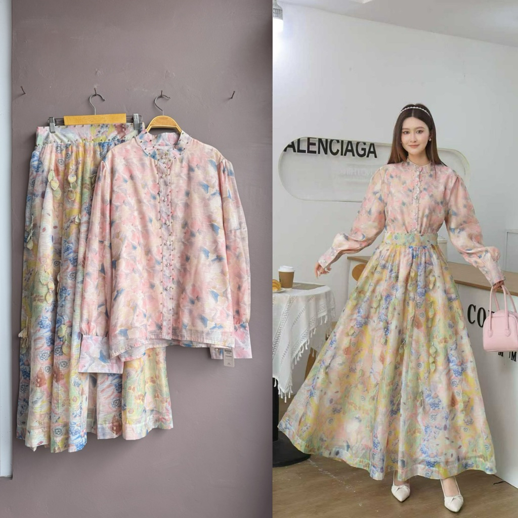 set prilly, set rok premium, set mewah, setrok bkk, set rok bangkok, set mewah, set lebaran, set zm,