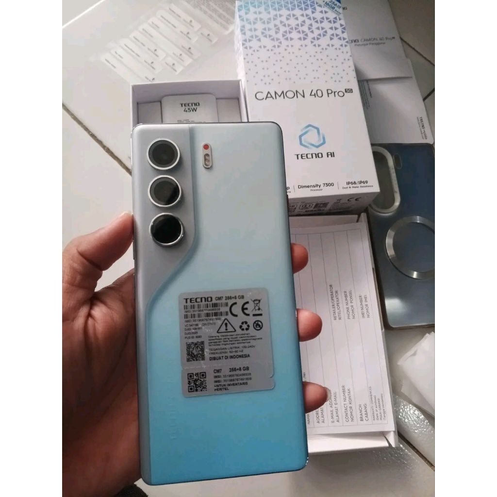 Tecno Camon 40 Pro 5G second nominus