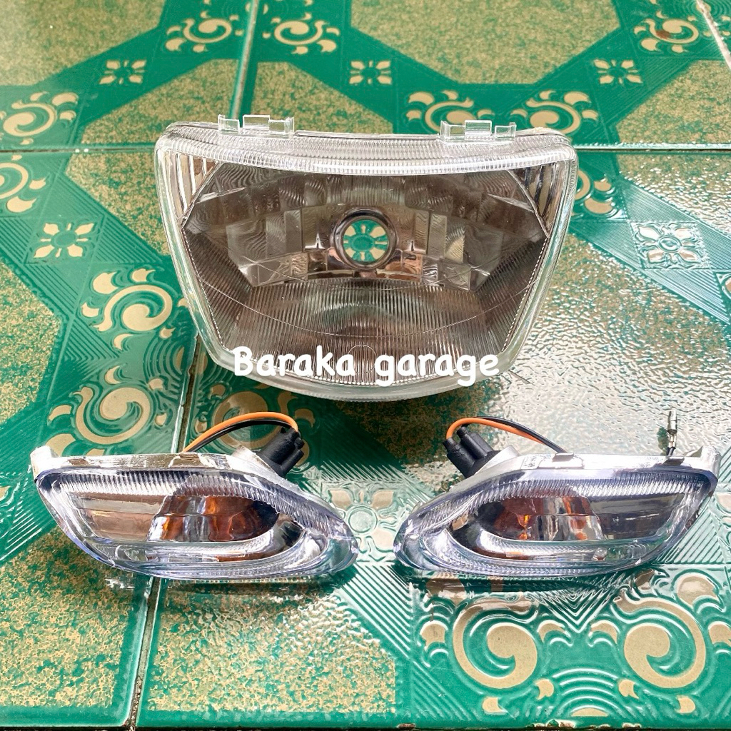 reflektor fizr fiz r vega lama lampu depan vega lama fizr fiz r reflektor depan fizr vega lama set s