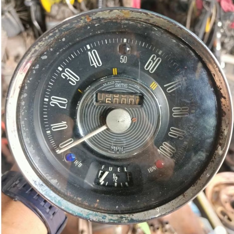 VINTAGE SMITHS MORRIS MINOR CAR SPEEDOMETER