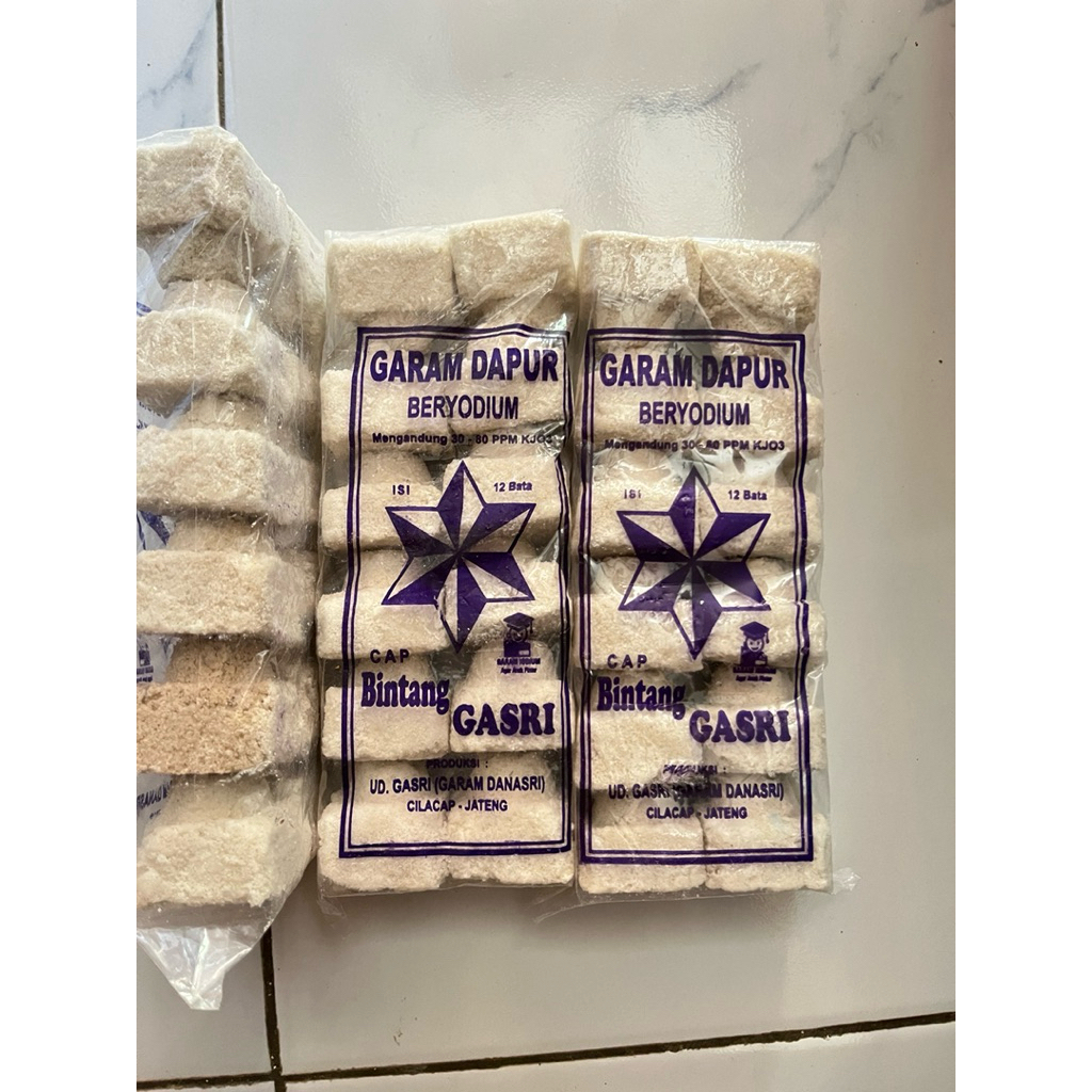 GARAM DAPUR BERYODIUM ISI 12 BATANG