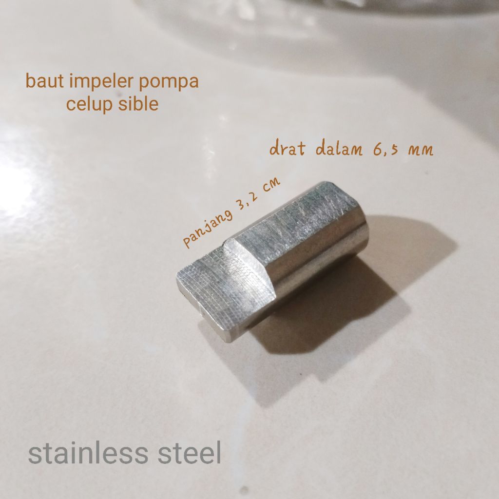 Baut impeler pompa celup sible