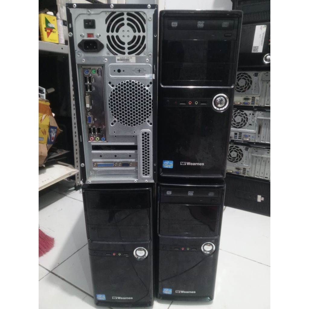 Cpu rakitan siap pakai wearnes MSI core i5 2400 ram 8 GB HDD 500 GB windows 10