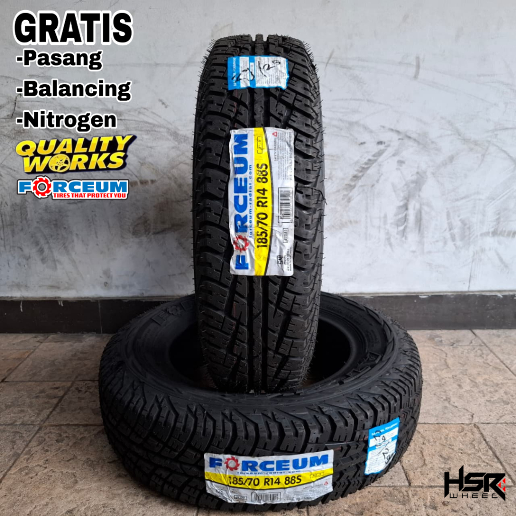 BAN MOBIL AT RING 14 UKURAN 185 70 R14 FORCEUM ATZ 185/70 R14 AVANZA XENIA KIJANG PANTHER