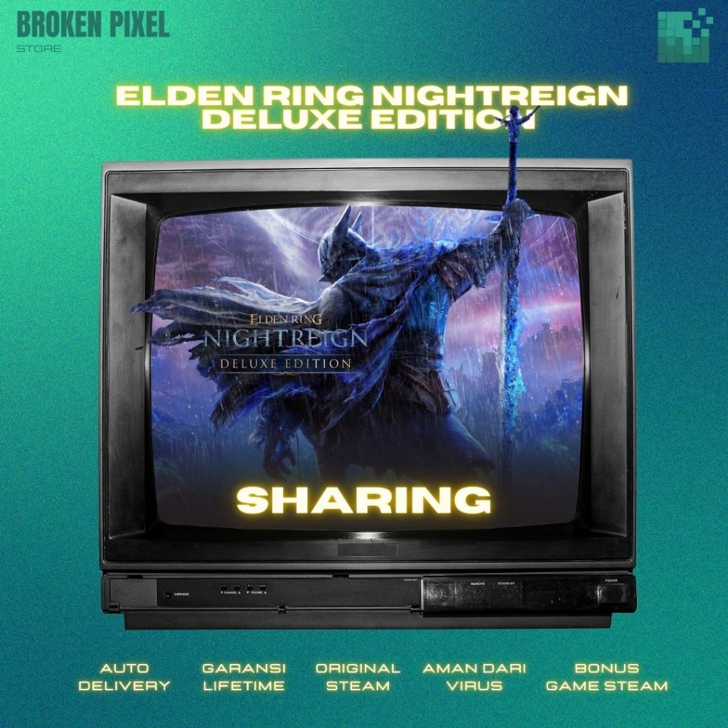 [BONUS GAME STEAM] ELDEN RING NIGHTREIGN Deluxe Edition / AUTO DELIVERY / STEAM / Game PC / Games Co
