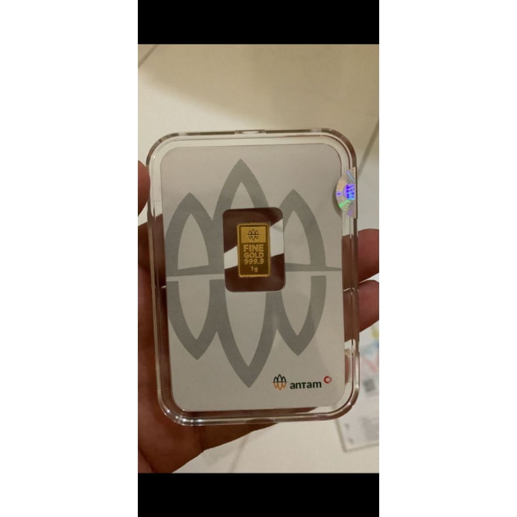 1 Gram Emas Batangan 24 Karat Antam - Presisi, Investasi Aman, Mudah Diperdagangkan