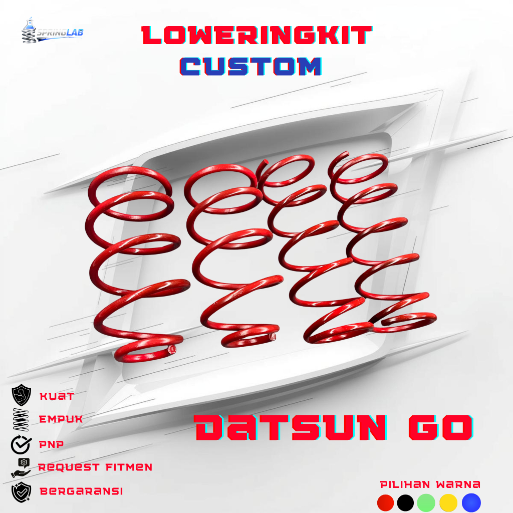 Lowering Kit / Per Ceper Mobil [PNP] DATSUN GO/GO+ Depan Belakang [4 Pcs] 1 set / Per Ceper Custom E