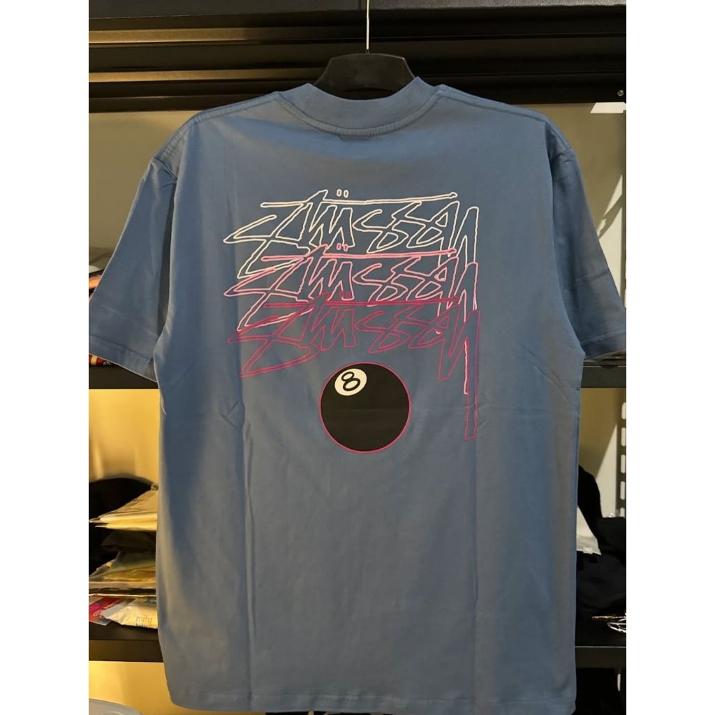 T-shirt stussy pria kaos pria stussy cotton combed 20s