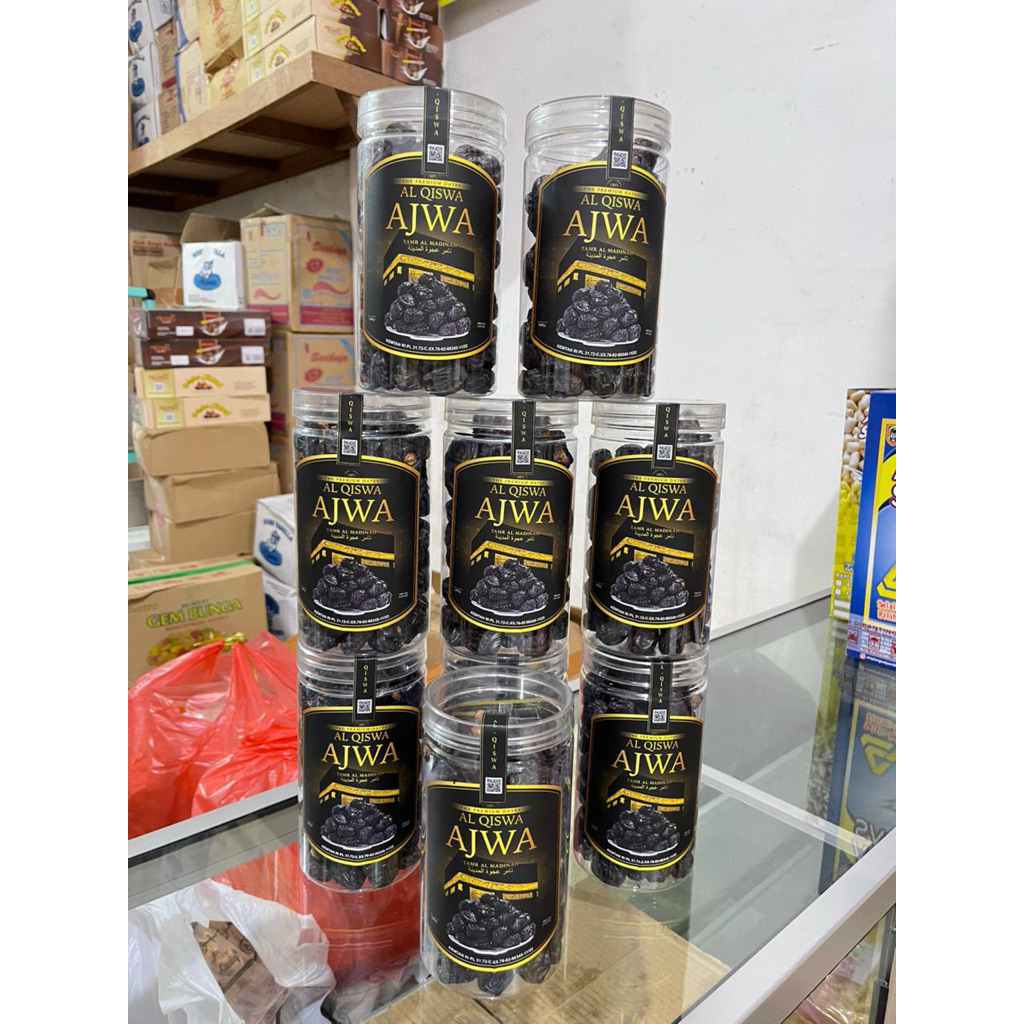 Kurma Ajwa Al Qiswa Toples 500 Gram