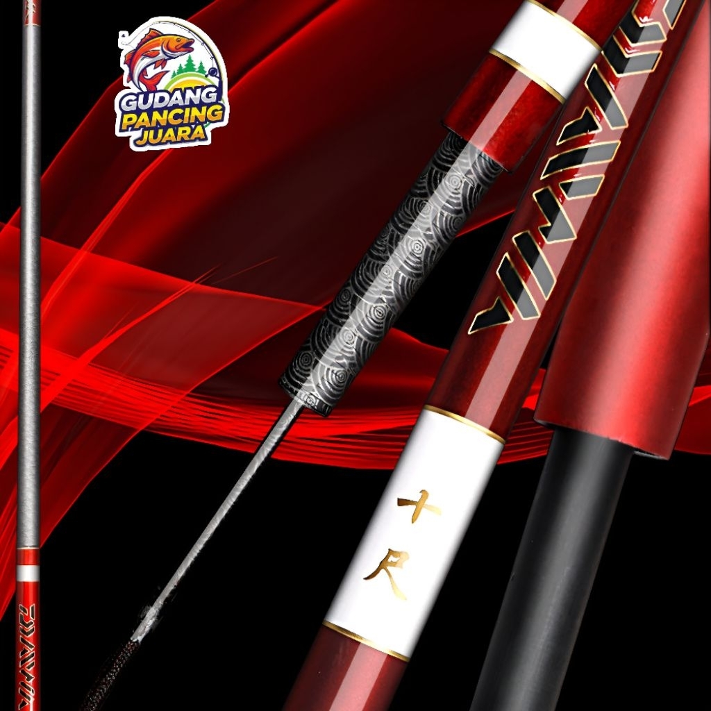 Tegek kaku DAIWA Red Rose tegek kaku hard versi 10H