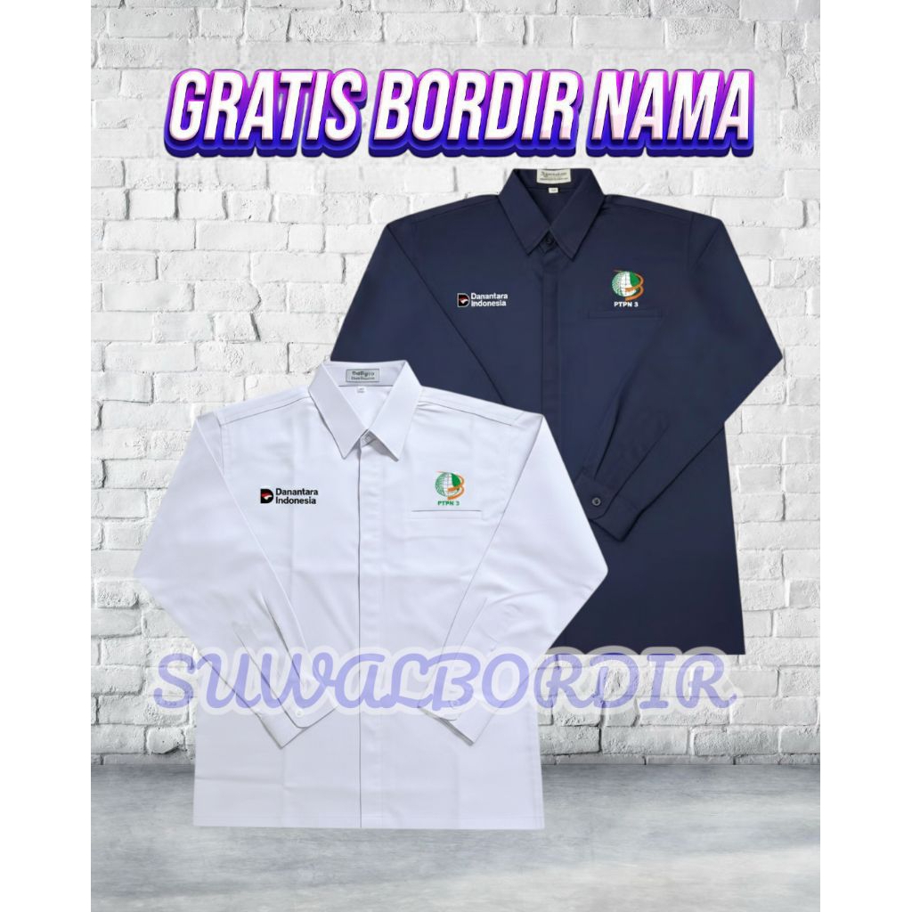 SERAGAM DANANTARA PTPN 3 TERBARU KEMEJA PTPN 3 LENGAN PANJANG ATASAN BAJU DANANTARA PTPN 3