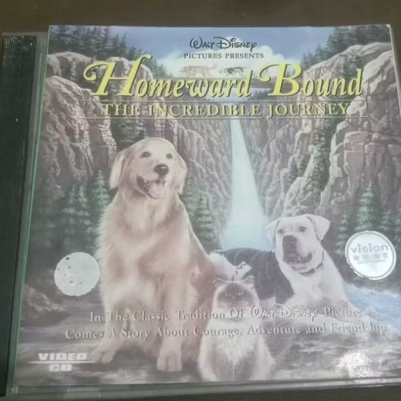 VCD Original Walt Disney - Howeward Bound The Incredible journey Teks Indonesia