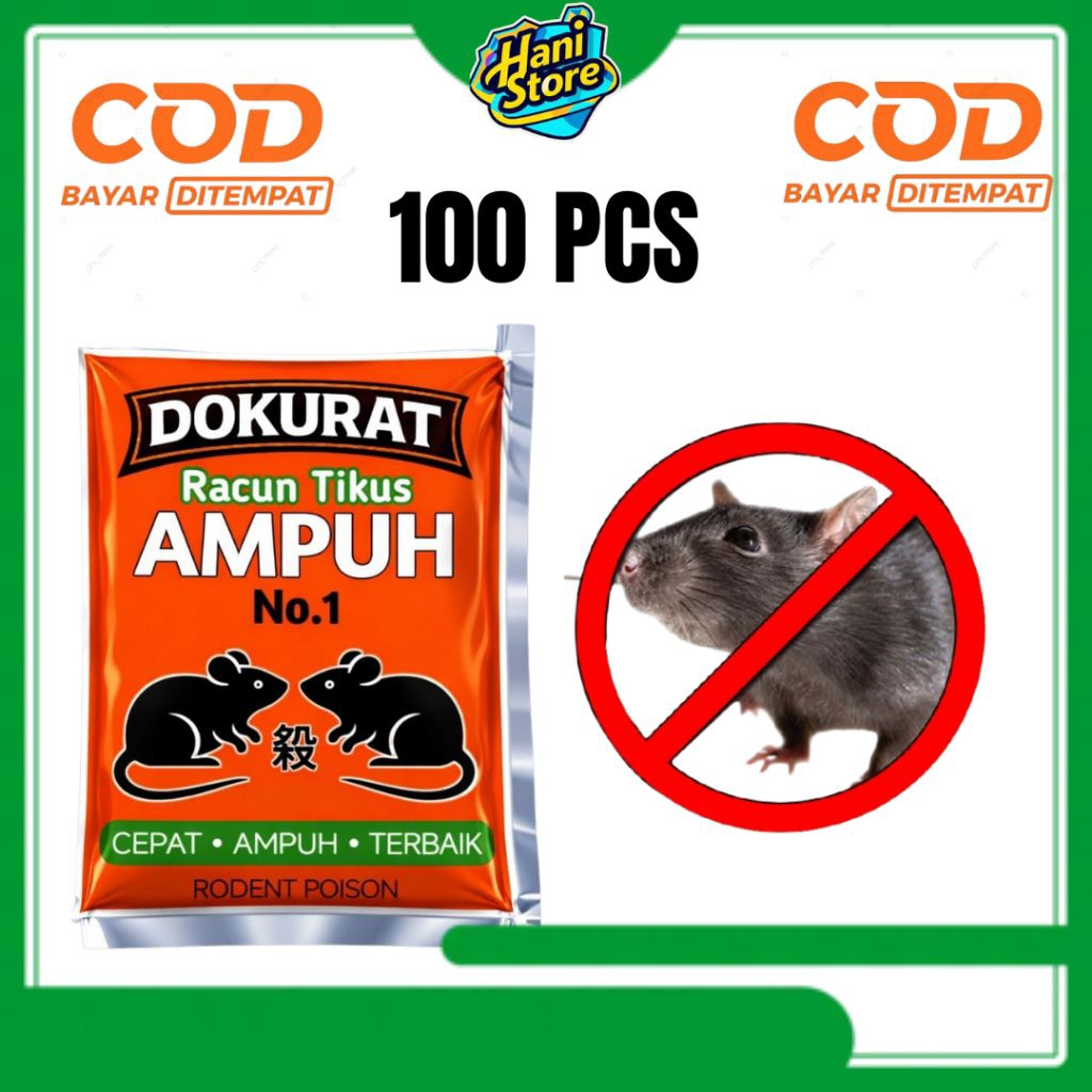 100pcs racun tikus/obat tikus/racun tikus ampuh