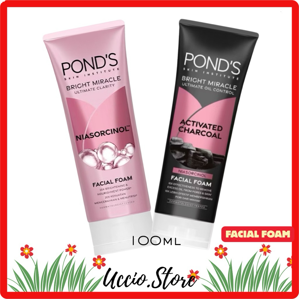 PONDS Bright Miracle Facial Foam 100gr - Sabun Pencuci Muka