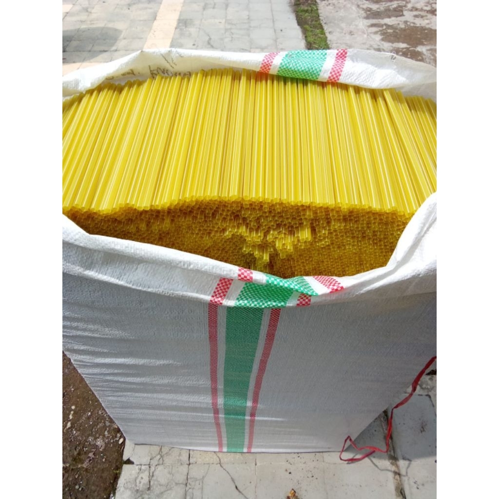 Sedotan Plastik Sedotan Lorek Kiloan 1 Karung Isi 5 Kg Co