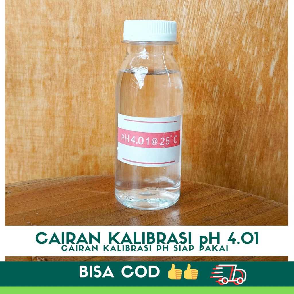 100ML CAIRAN KALIBRASI pH METER 4,01 SIAP PAKAI larutan kalibrasi alat laboratorium