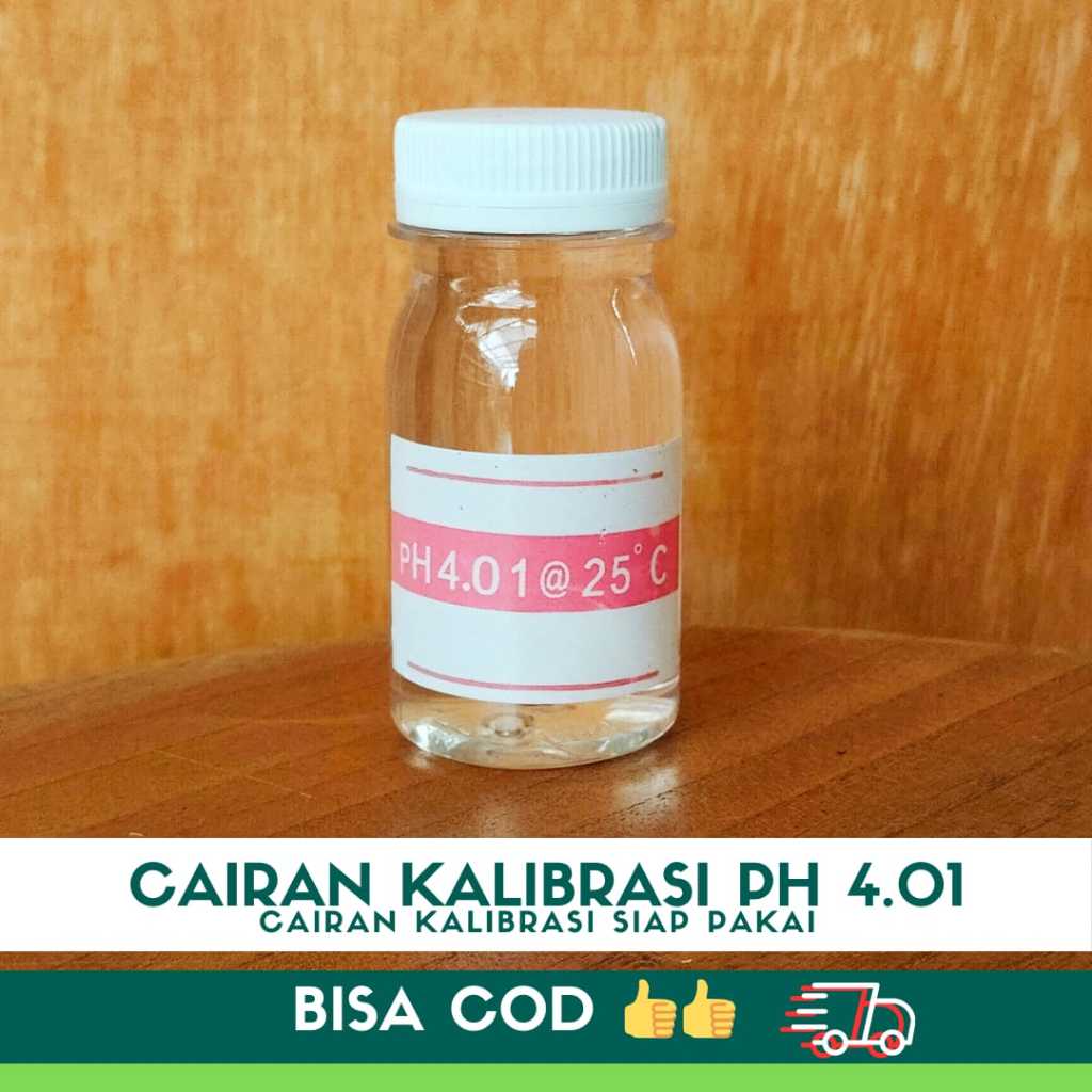 50ML CAIRAN KALIBRASI pH METER 4,01 SIAP PAKAI larutan kalibrasi alat laboratorium
